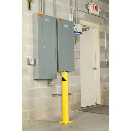 Bolardo Metálico 4  Ced.30 1m Altura uso Industrial o para Construcción 